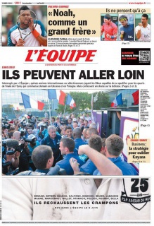 L'equipe Edition du 07 Juin 2012