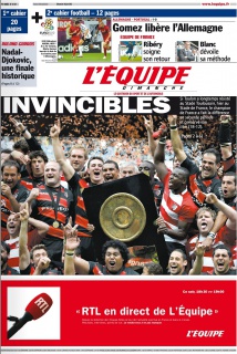 L'equipe Edition du 10 Juin 2012