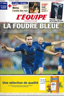 L'equipe Edition du 16 Juin 2012