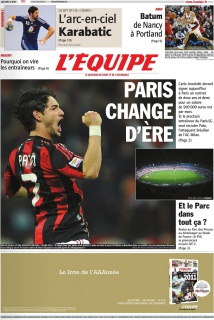 L'Equipe edition du 28 decembre 2011