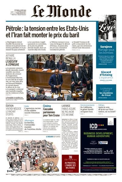 Le Monde du 12 Septembre 2019
