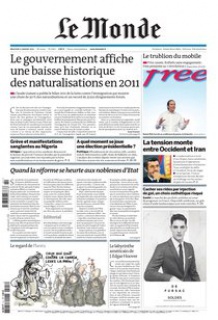 Le Monde Edition du 11 Janvier 2012