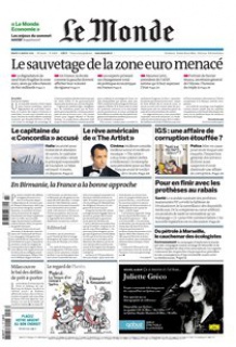 Le Monde et Supp.Econo.du 17 Janvier 2012