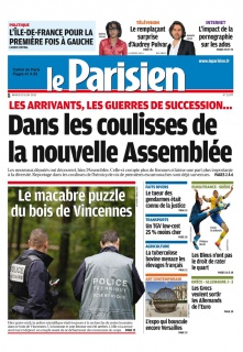 Le Parisien + Cahier de Paris du 19 Juin 2012