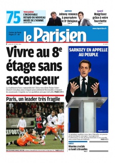 Le Parisien+ Cahier de Paris du 20 Fevrier 2012