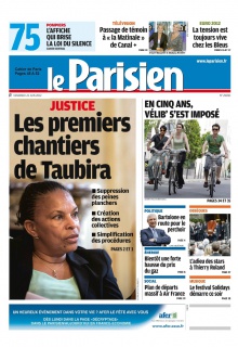 Le Parisien + Cahier de Paris du 22 Juin 2012