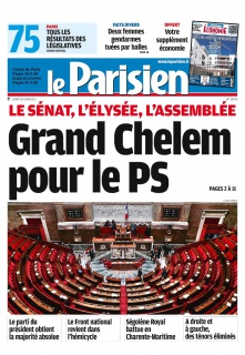 Le Parisien + Cahier de Paris et Supp. Ecinomie du 18 Juin 2012