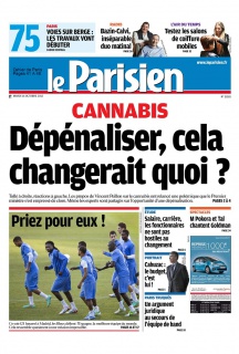 Le Parisien + Cahier Paris du 16 Octobre 2012