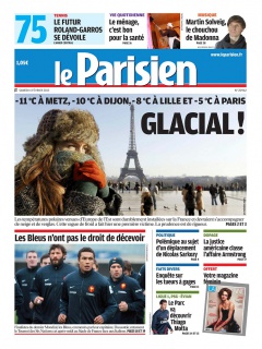 Le Parisien et cahier de paris edition du 04 Fevrier 2012