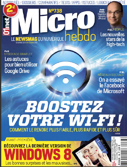 Micro Hebdo n° 738 du 14 au 20 Juin 2012